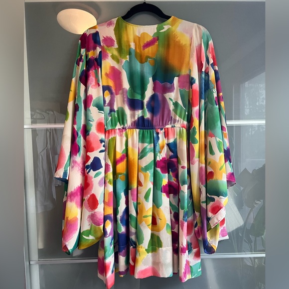 H&M Limited Edition Garden Collection Kimono Dress sz 2 - Picture 4 of 7